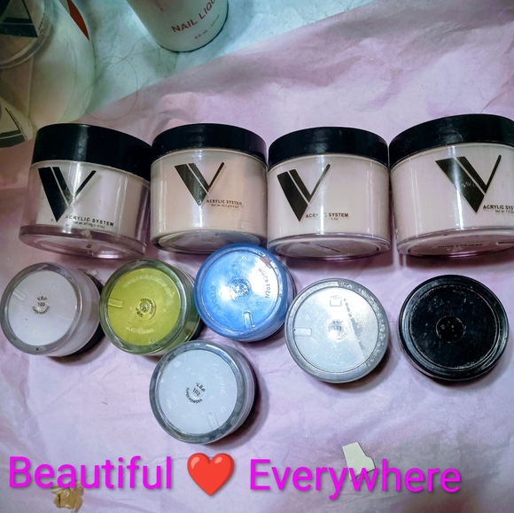 Valentino Acrylic System Nail Powder Set - Picture 1 of 4